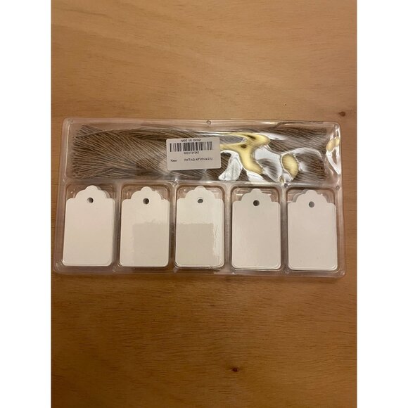 New 220pc Gift Tags with Jude Rope Great for Reselling Gifting Organizing etc - Picture 1 of 5